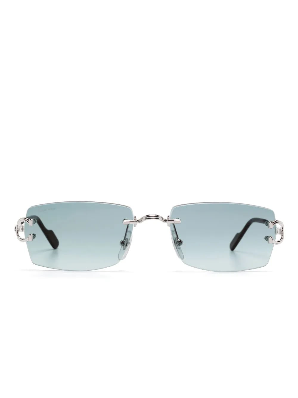 Cartier – Monture Percée & Verres Teintés Bleu Dégradé