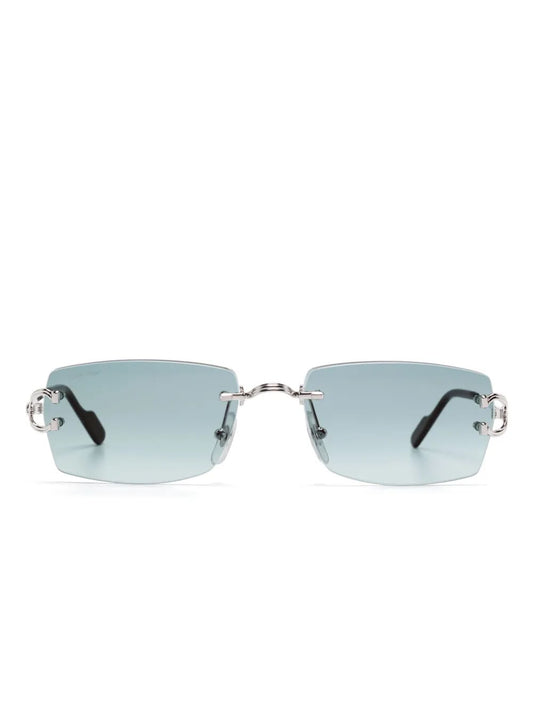 Cartier – Monture Percée & Verres Teintés Bleu Dégradé
